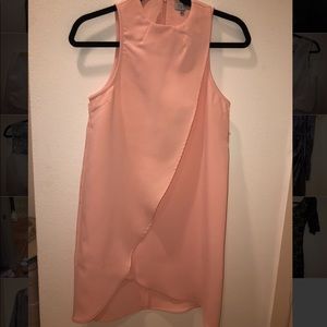 NWOT Light pink cross front dress